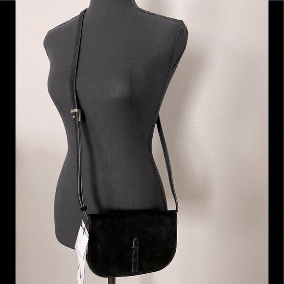 NWT Zara Split Leather Crossbody - Picture 3 of 11